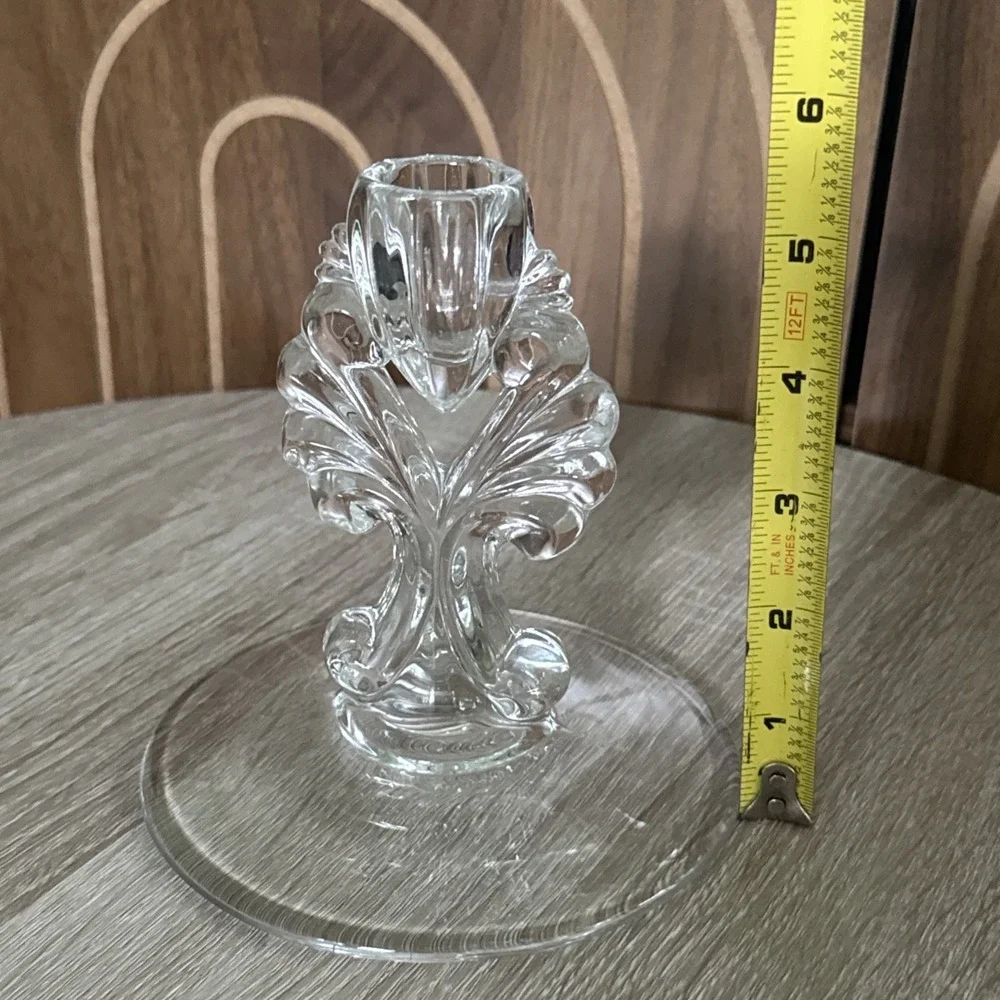 Antique Clear Pressed Glass 5.5